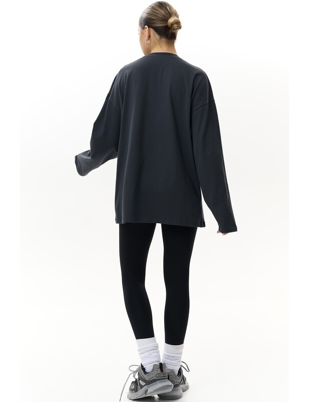 Унісекс лонгслів оверсайз котон