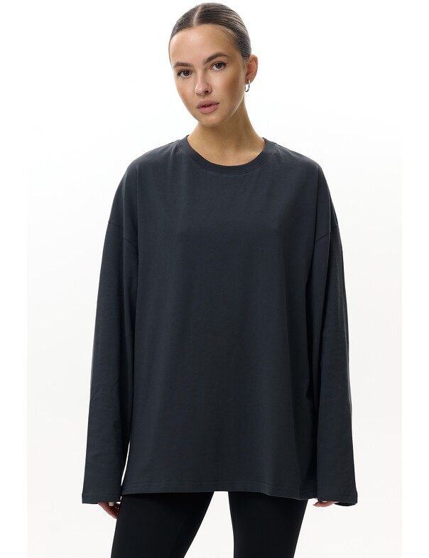 Унісекс лонгслів оверсайз котон