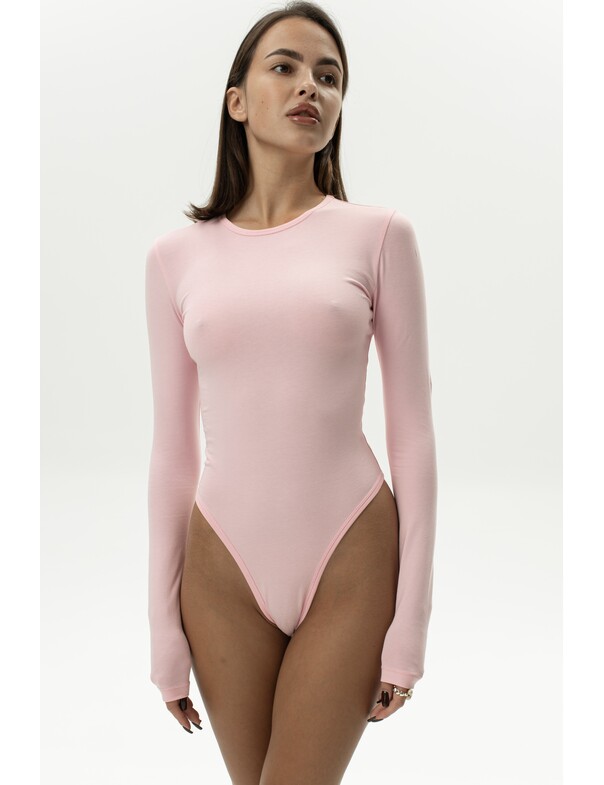 Женское боди с длинным рукавом