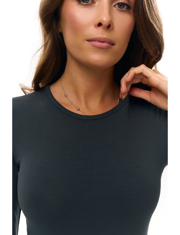 Женское боди с длинным рукавом