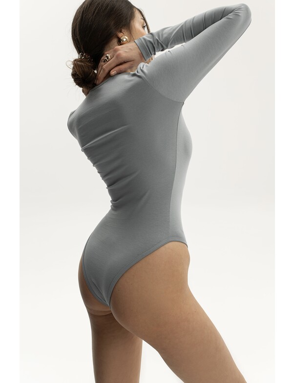 Женское боди с длинным рукавом