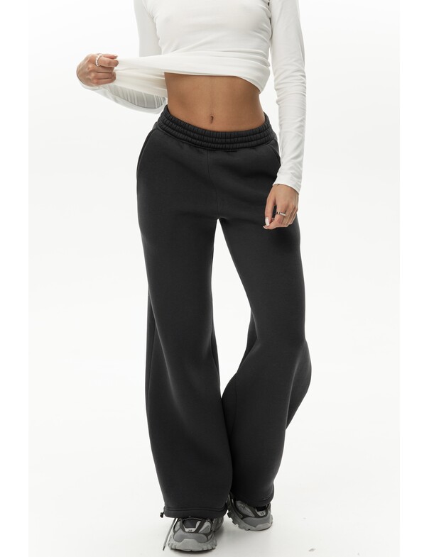 Унісекс штани преміум на стяжках на флісі