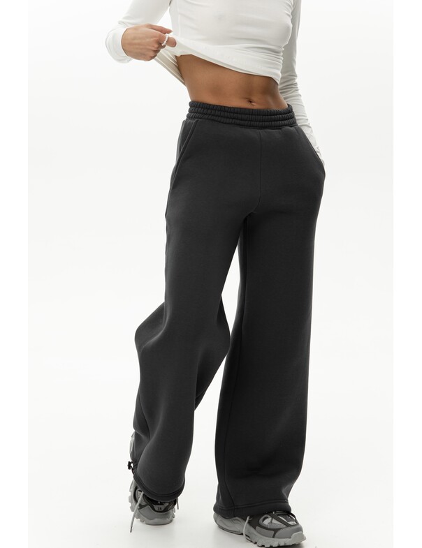 Унісекс штани преміум на стяжках на флісі