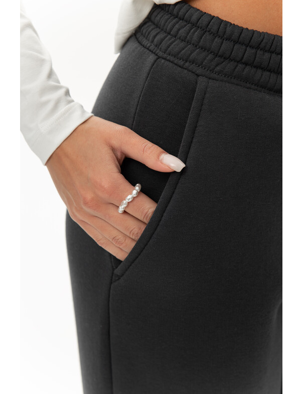 Унісекс штани преміум на стяжках на флісі