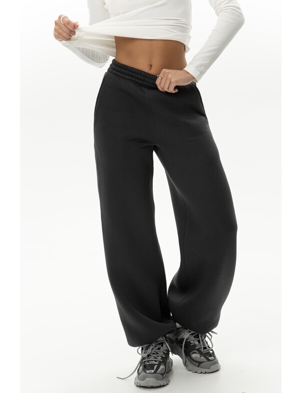 Унісекс штани преміум на стяжках на флісі