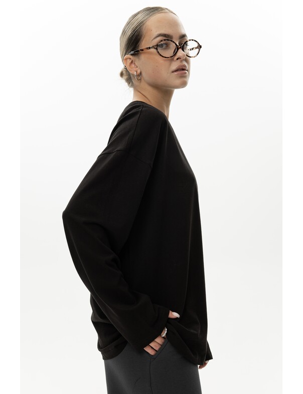 Унісекс лонгслів оверсайз котон