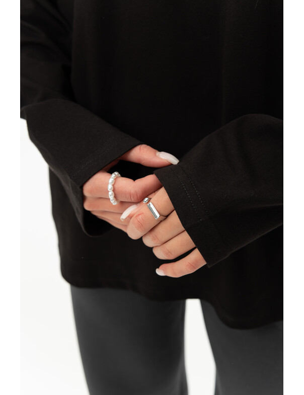 Унісекс лонгслів оверсайз котон