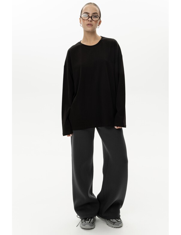 Унісекс лонгслів оверсайз котон