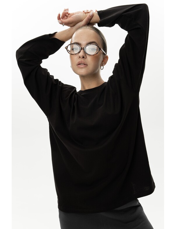 Унісекс лонгслів оверсайз котон