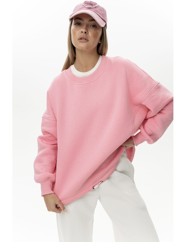 Унисекс свитшот премиум со стяжкой на флисе