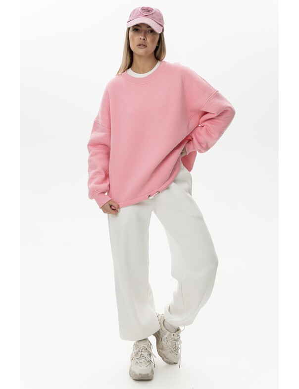 Унісекс світшот преміум зі стяжкою на флісі