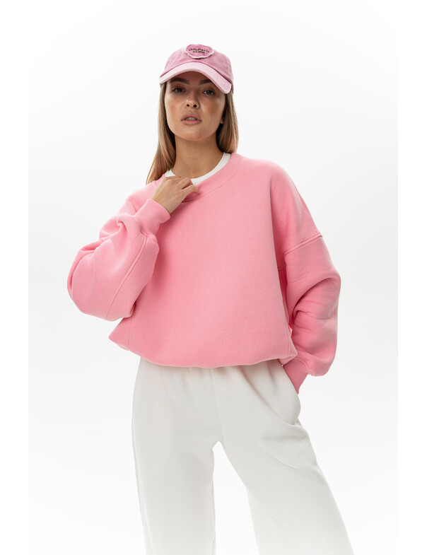 Унисекс свитшот премиум со стяжкой на флисе