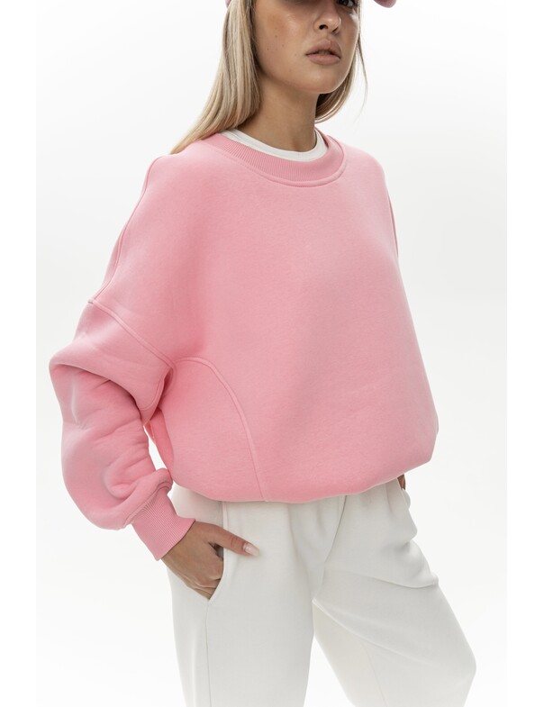 Унисекс свитшот премиум со стяжкой на флисе