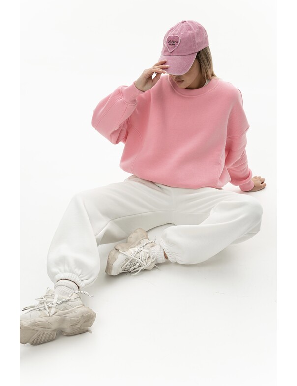 Унисекс свитшот премиум со стяжкой на флисе