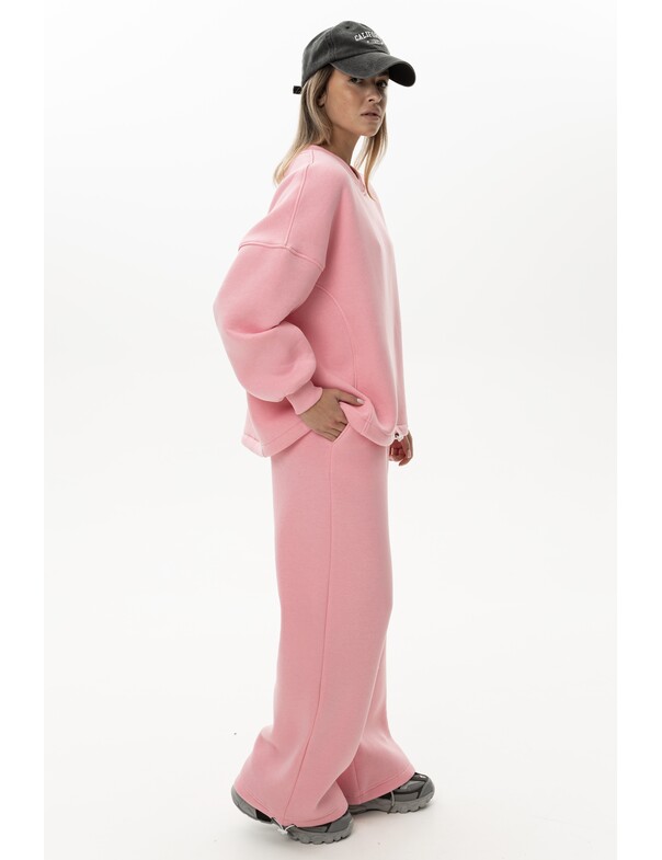 Унисекс свитшот премиум со стяжкой на флисе