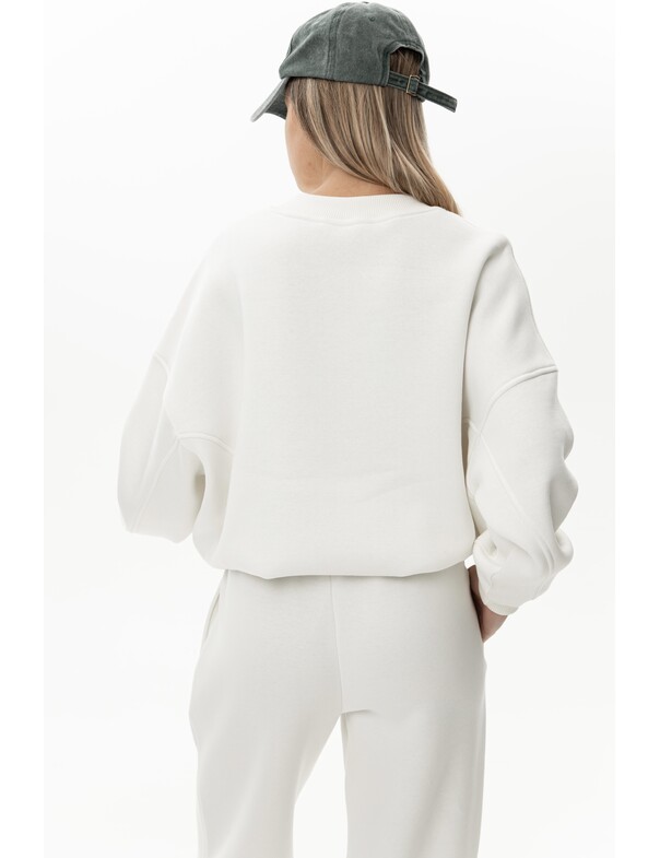 Унісекс світшот преміум зі стяжкою на флісі