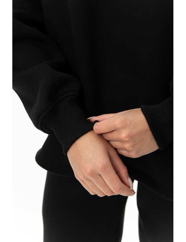 Унісекс світшот преміум зі стяжкою на флісі