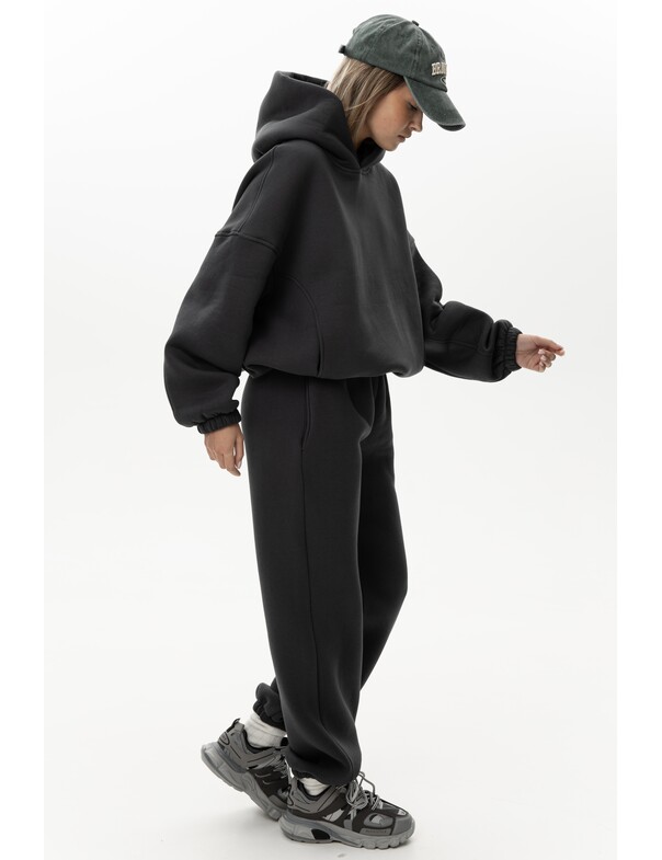 Унисекс джогеры оверсайз с начесом