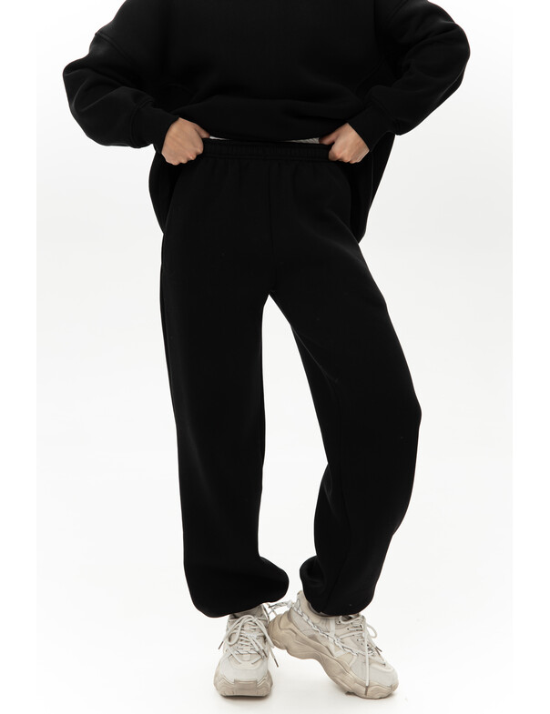 Унисекс джогеры оверсайз с начесом