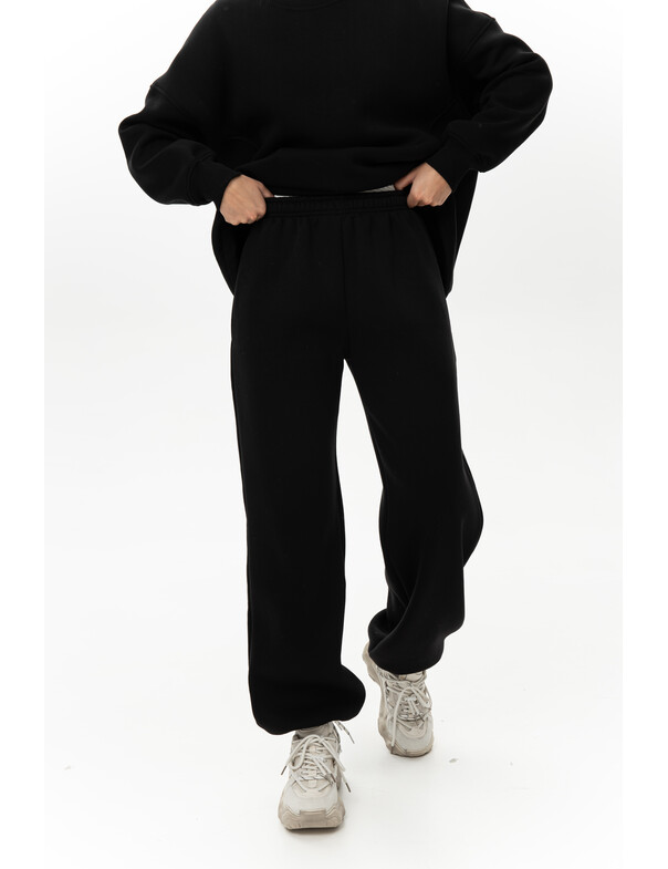 Унисекс джогеры оверсайз с начесом