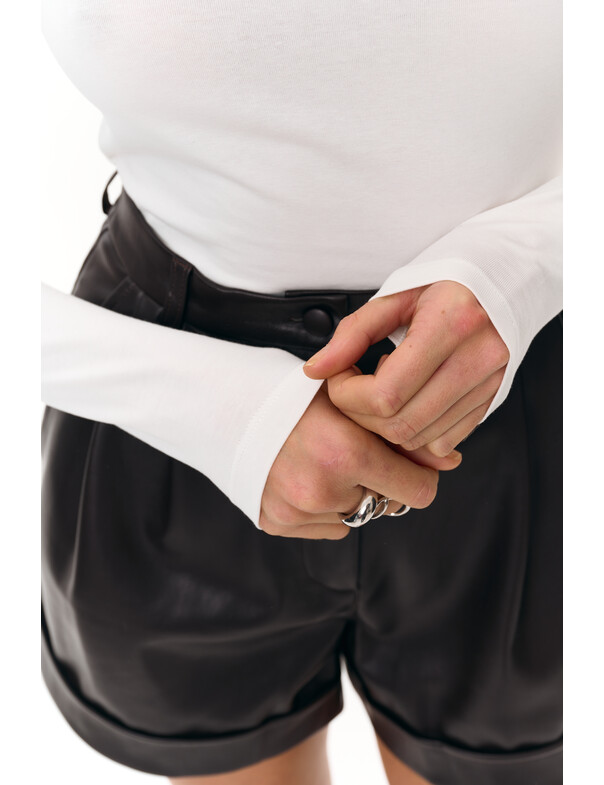 Лонгслів зі збіркою на плече Лонгслів зі збіркою на плече