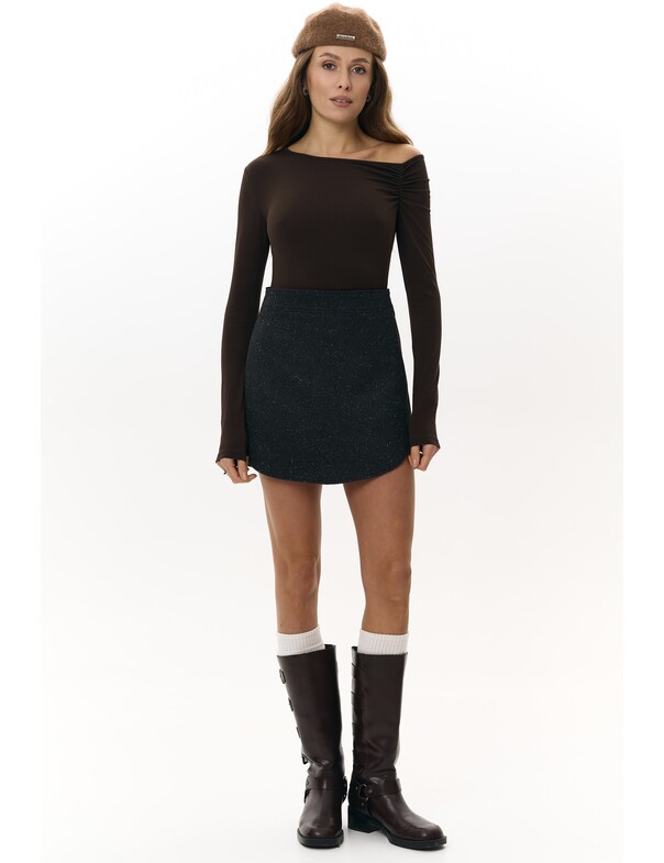 Лонгслів зі збіркою на плече Лонгслів зі збіркою на плече