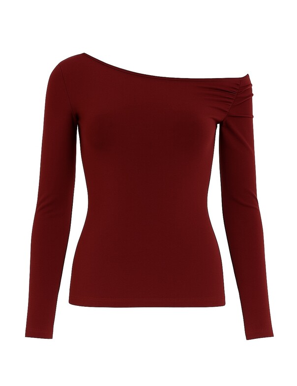 Лонгслів зі збіркою на плече Лонгслів зі збіркою на плече