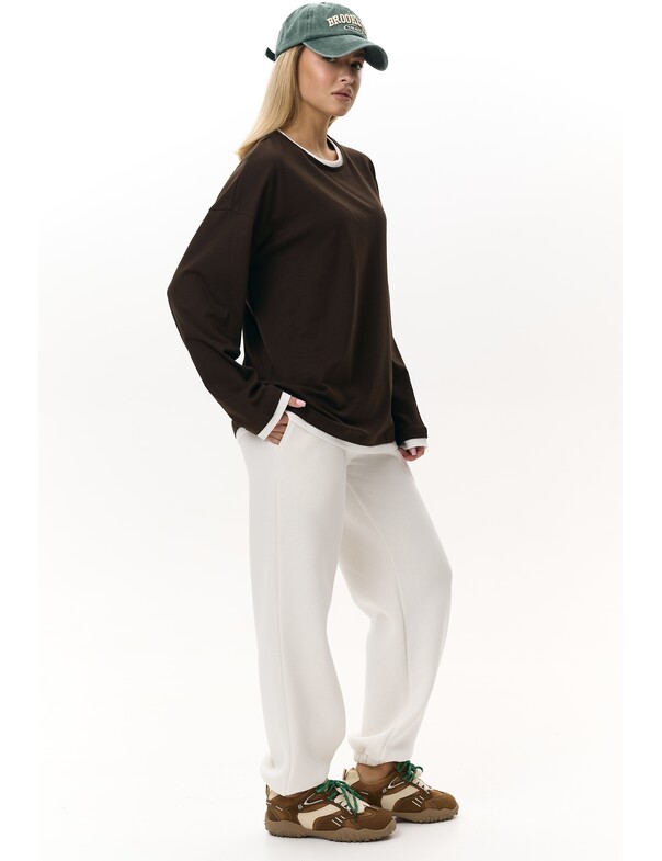 Лонгслив оверсайз двошаровий Лонгслив оверсайз двошаровий