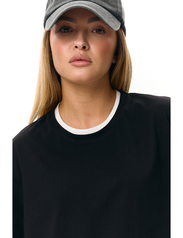 Лонгслів оверсайз двохшаровий Лонгслів оверсайз двохшаровий