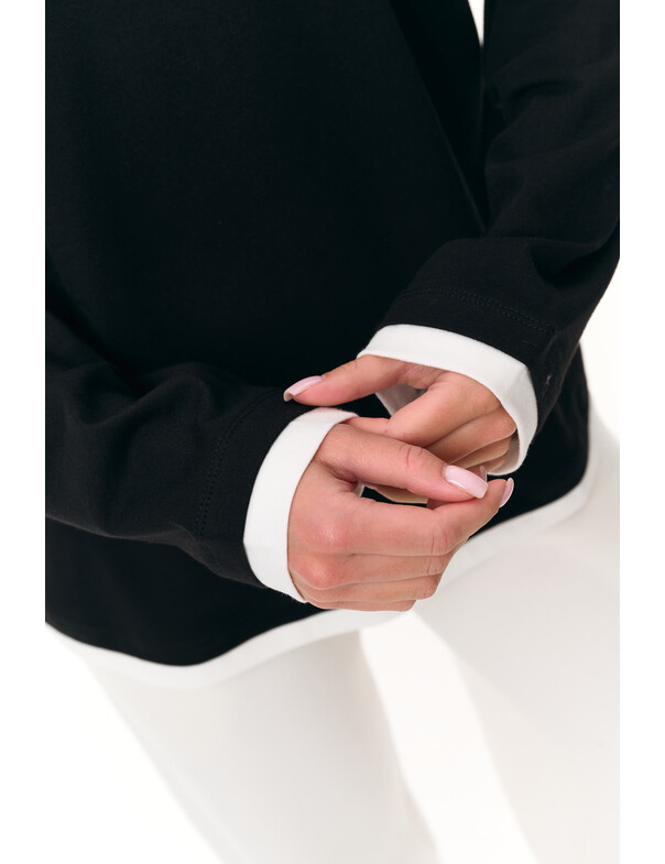 Лонгслів оверсайз двохшаровий Лонгслів оверсайз двохшаровий