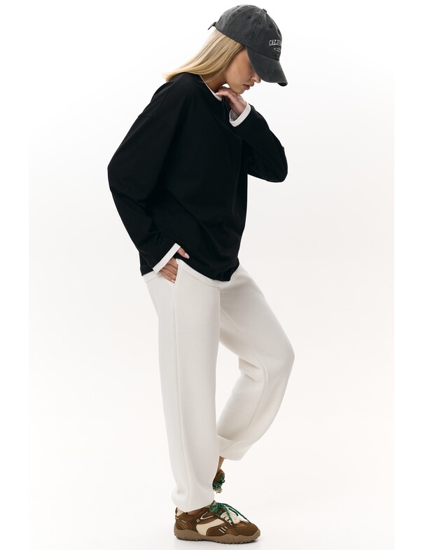 Лонгслів оверсайз двохшаровий Лонгслів оверсайз двохшаровий