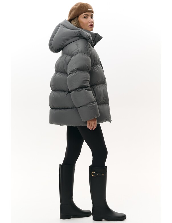 Пуховик базовий подовжений