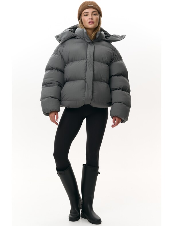 Пуховик базовий подовжений