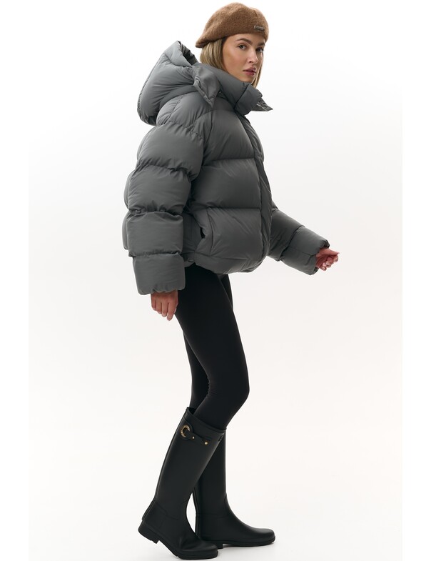 Пуховик базовий подовжений