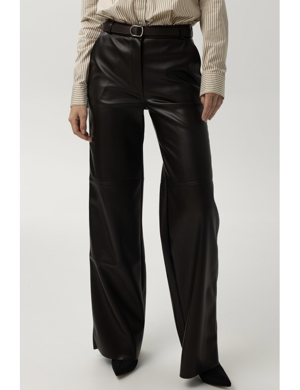 Женские брюки из экокожи