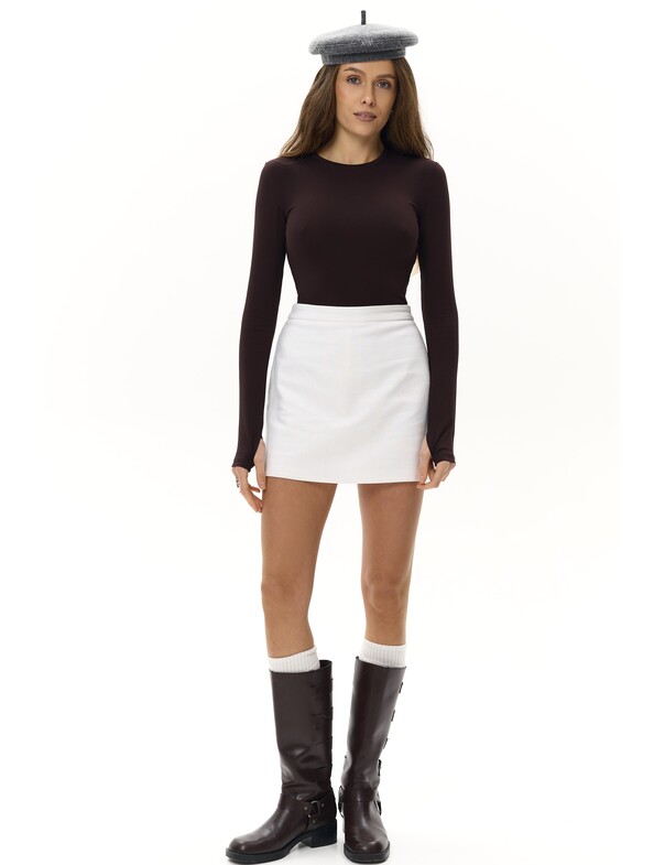 Лонгслив вискоза с вырезом на пальчик