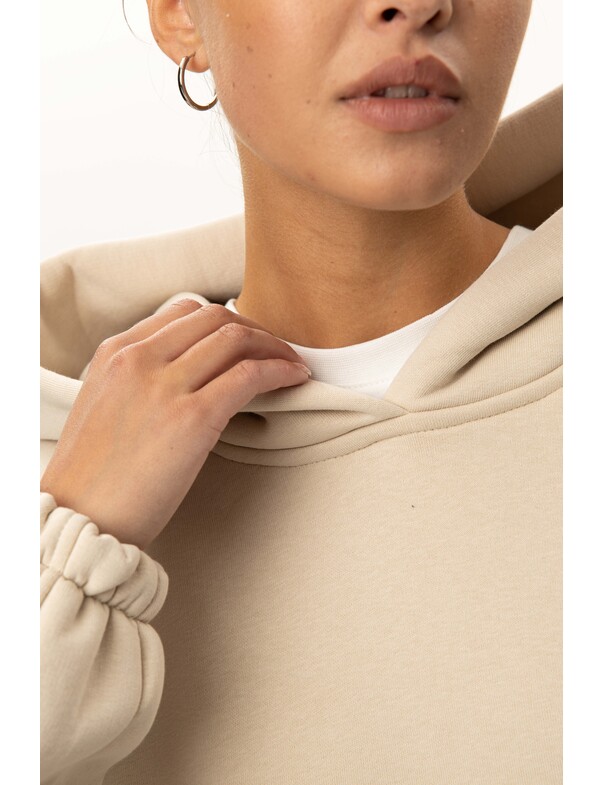 Унисекс оверсайз худи с рельефами на стяжках на флисе обновленный