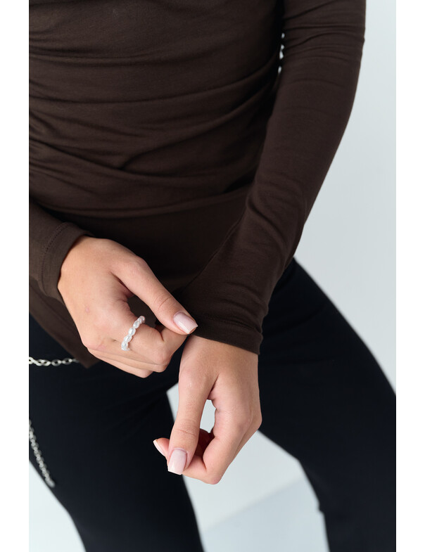 Лонгслив асимметричный