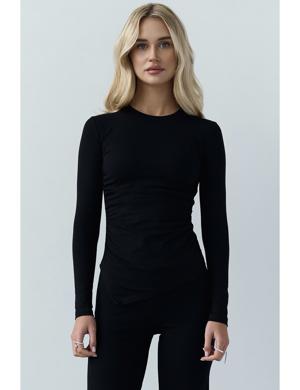 Лонгслив асимметричный