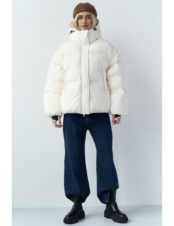 Пуховик-трансформер