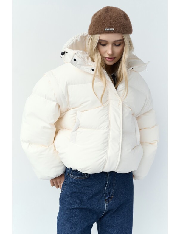 Пуховик-трансформер