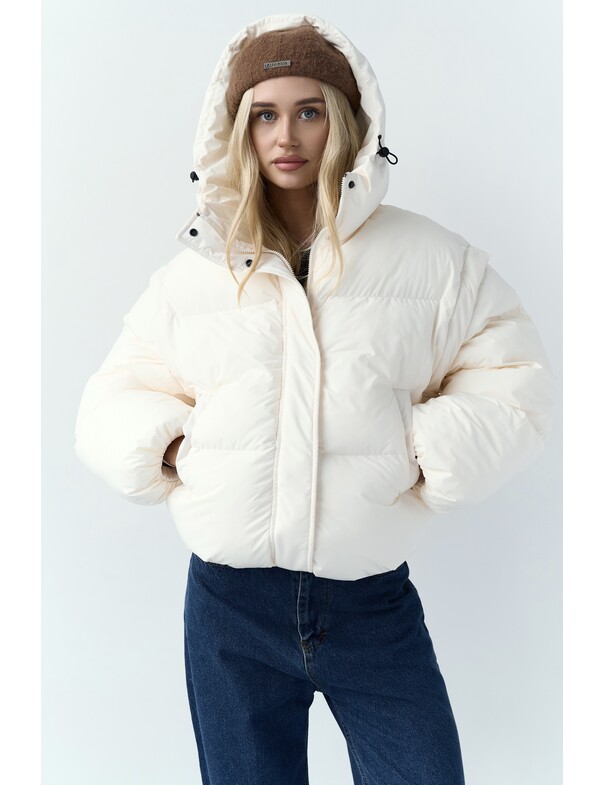 Пуховик-трансформер