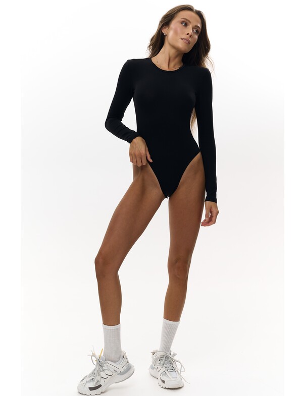 Женское боди с длинным рукавом