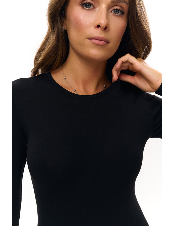 Женское боди с длинным рукавом