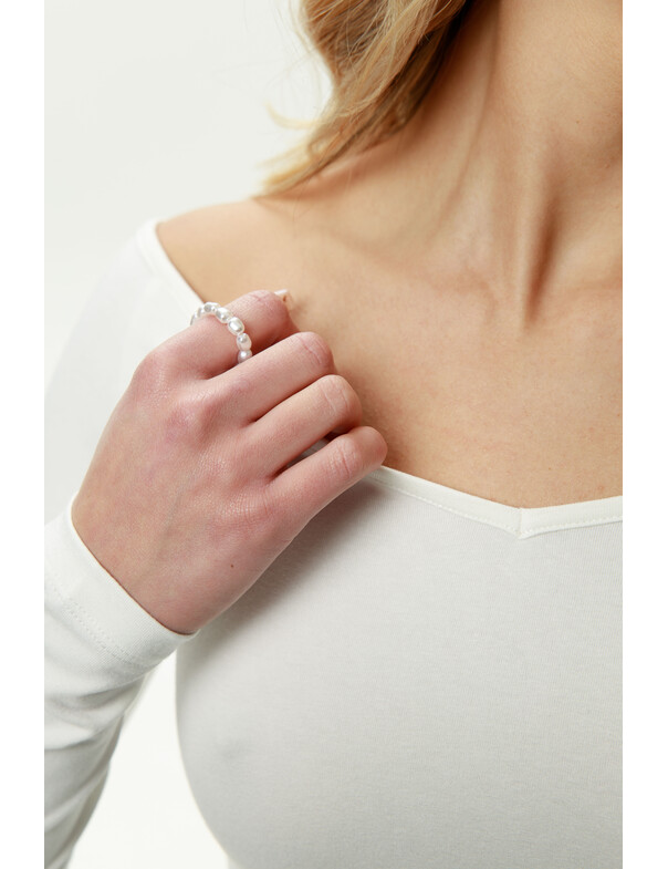 Лонгслів з відкритими плечима