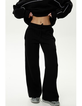 Штаны с кантами на флисе