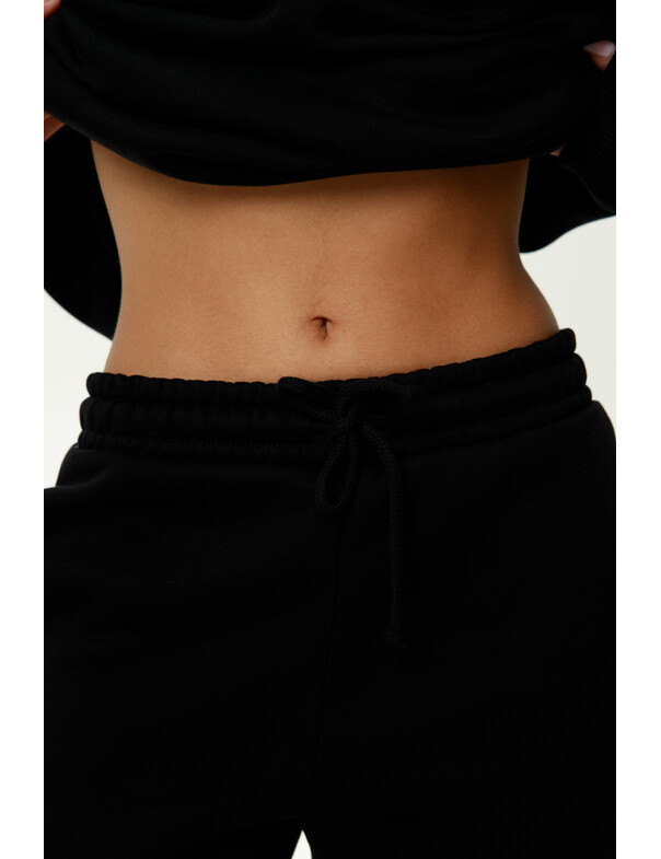 Штаны с кантами на флисе