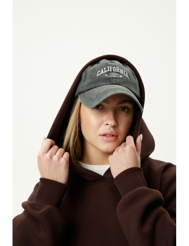 Унісекс оверсайз худі з рельєфами на стяжках на флісі