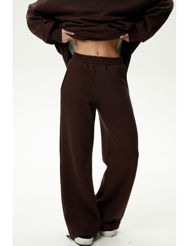 Унісекс штани преміум на стяжках на флісі