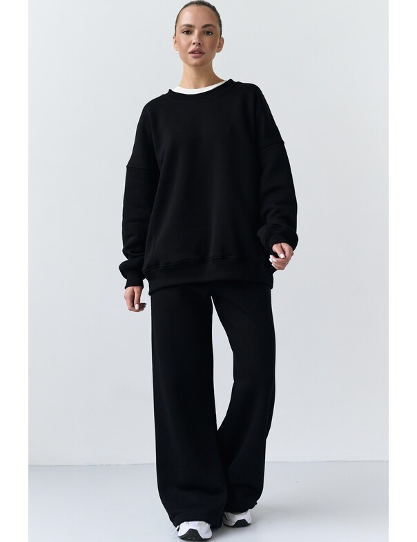 Оверсайз свитшот на микрофлисе